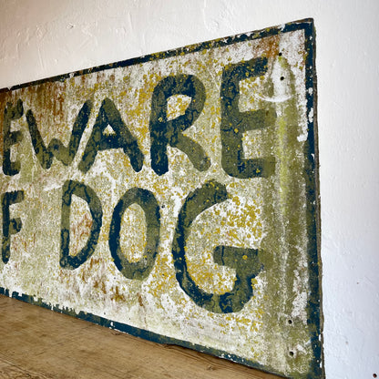 Vintage “Beware Of Dog” Sign - #1739