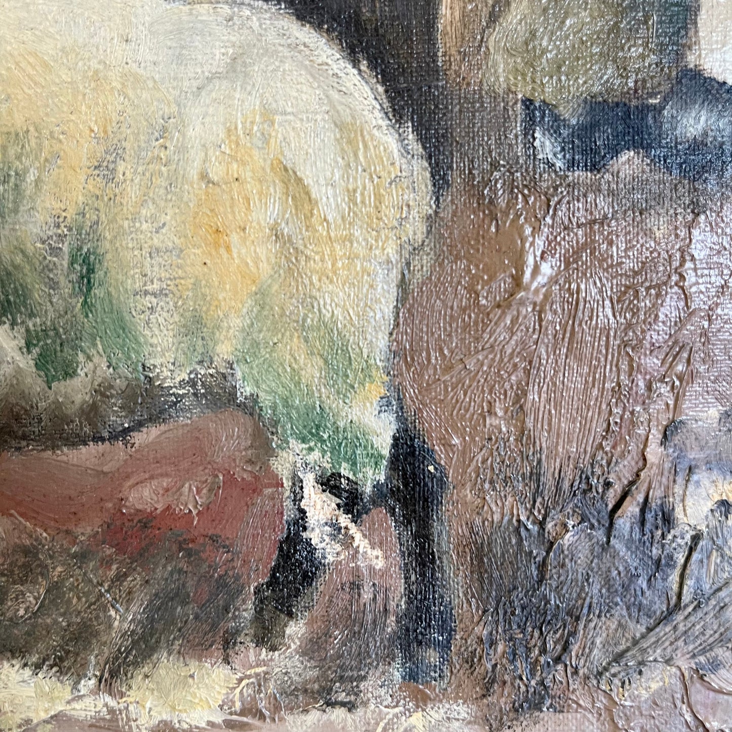 Vintage Framed Oil Painting - #2215