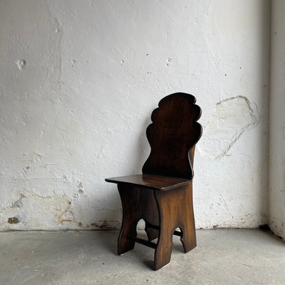 Set Of Six Vintage Elm Chairs - #2106