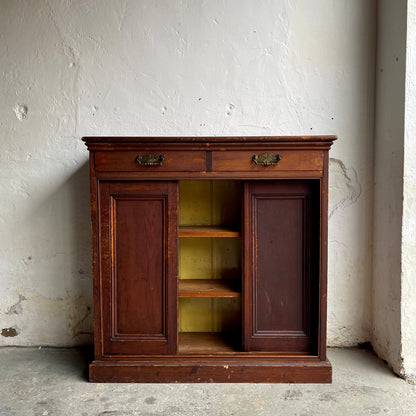 Antique Pine Cupboard - #1891