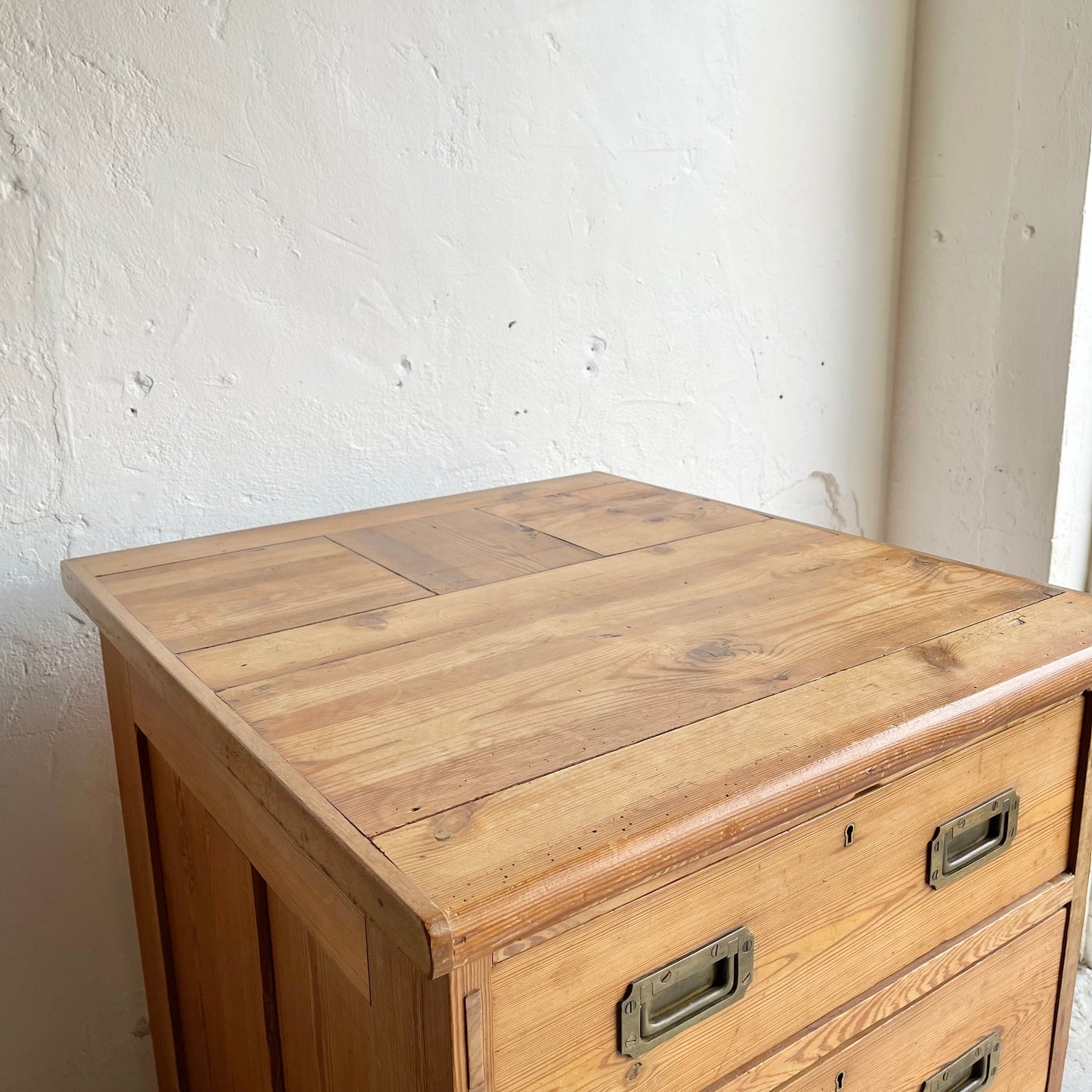 Pitch Pine Bank of Drawers -#1124