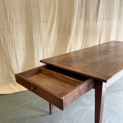 Antique French Chestnut Table - #2331