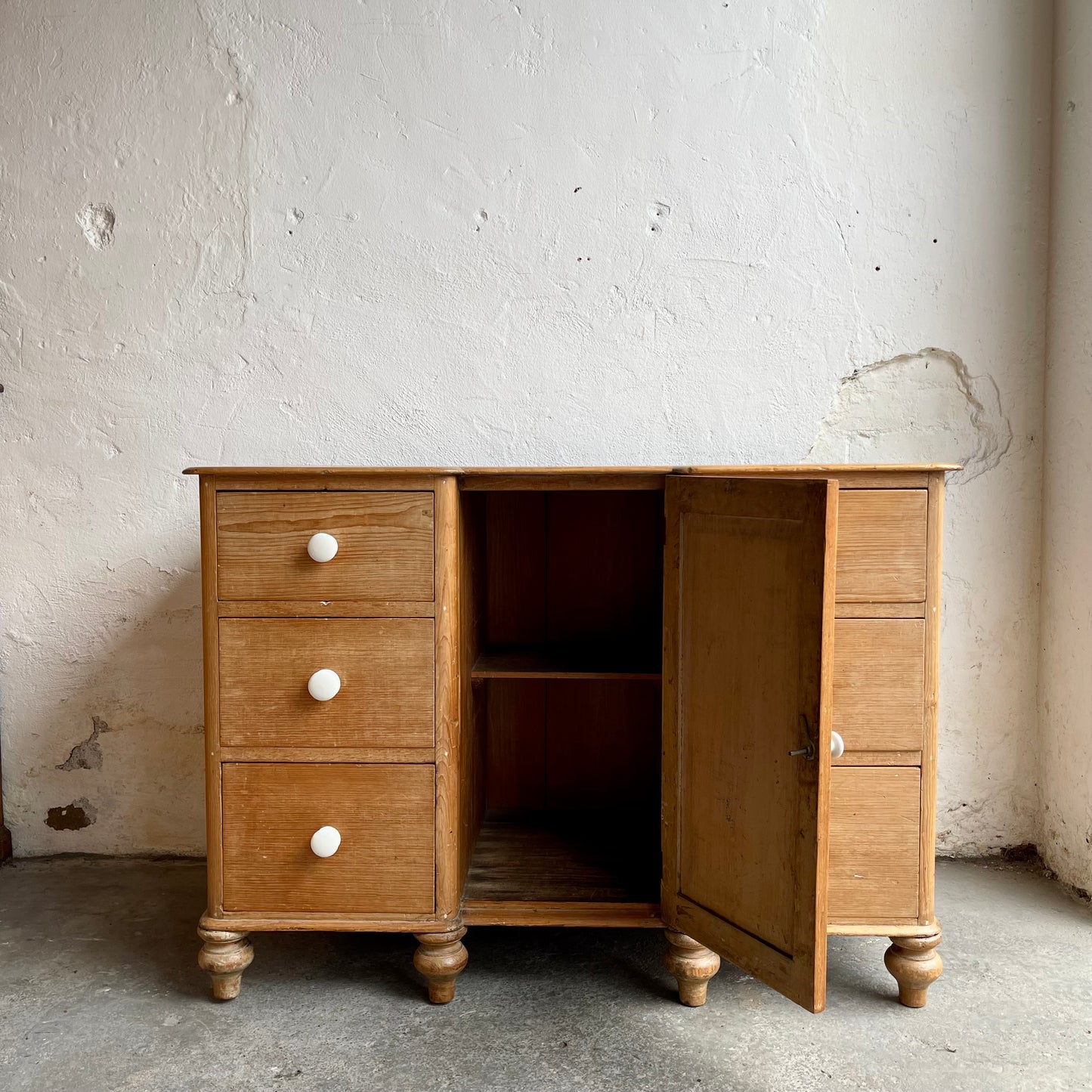 Antique Pine Dresser Base