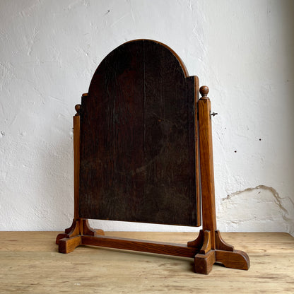 Antique Oak Mirror - #1571