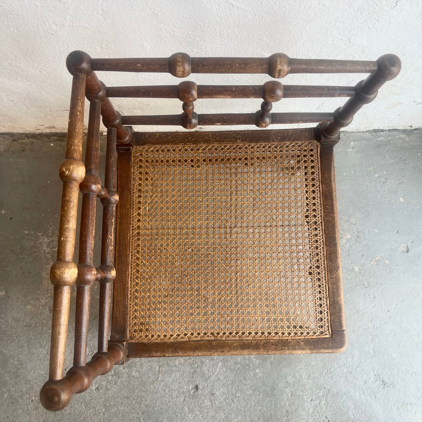Antique French Bobbin Chair - #1564