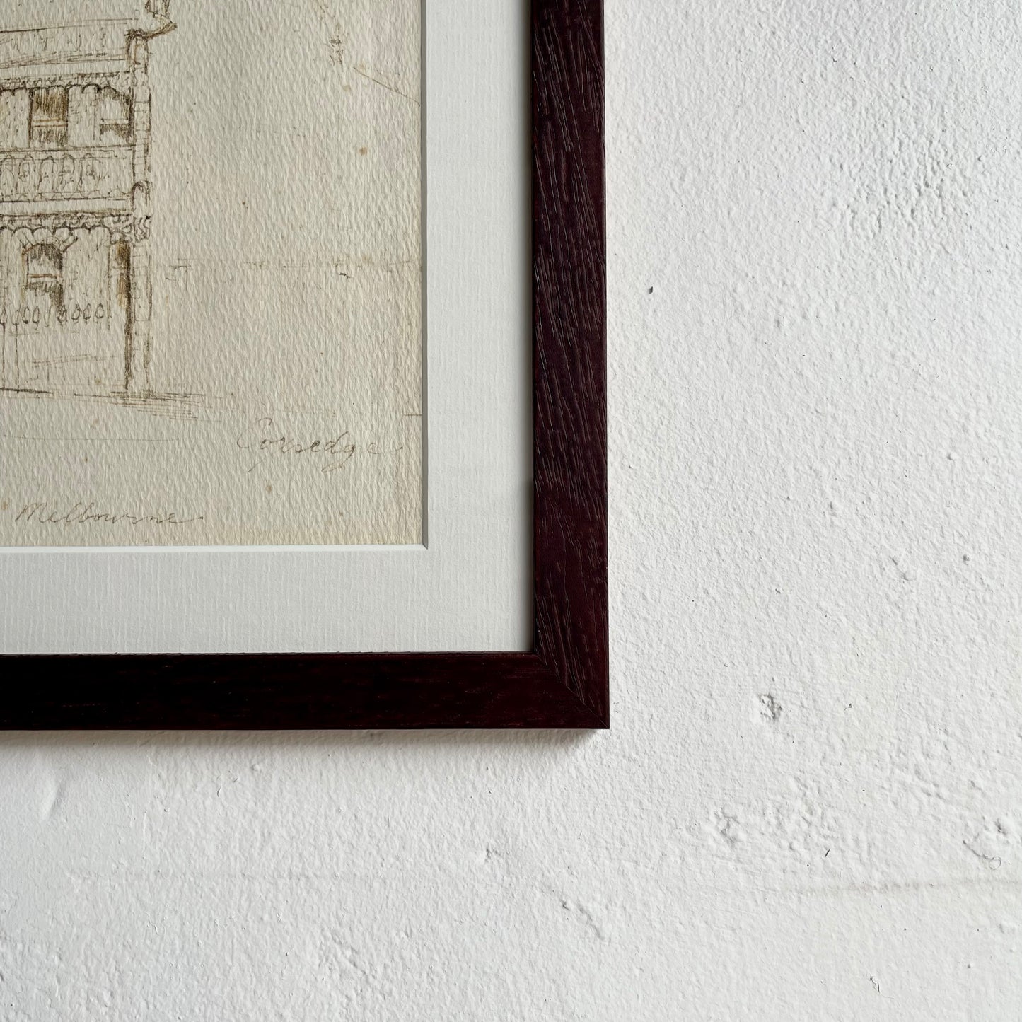 Antique Framed Sketch