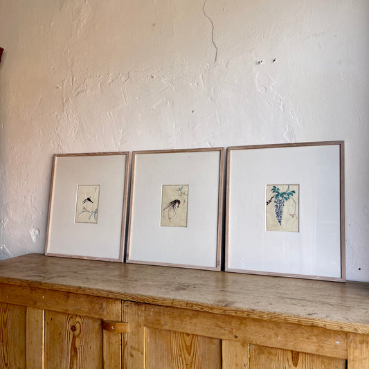 Set of Three Japanese Wood Block Prints - #1736