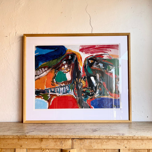 Framed Asger Jorn Print - #1440