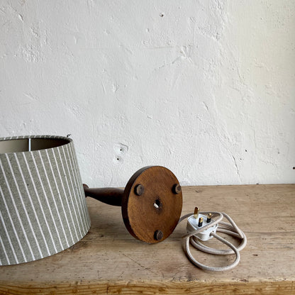 Antique Wooden lamp & Shade