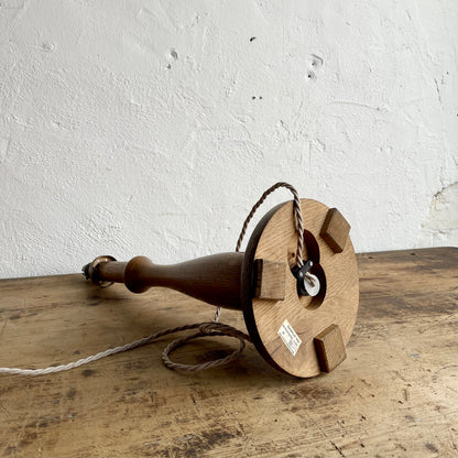 Tall Wooden Lamp Base