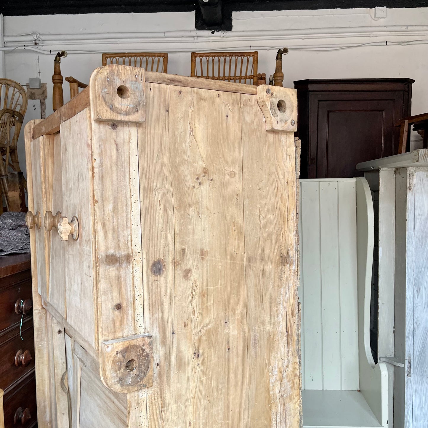 Antique Pine Dresser Base -#1445