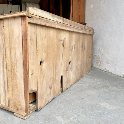 Antique Pine Dresser Base -#1445