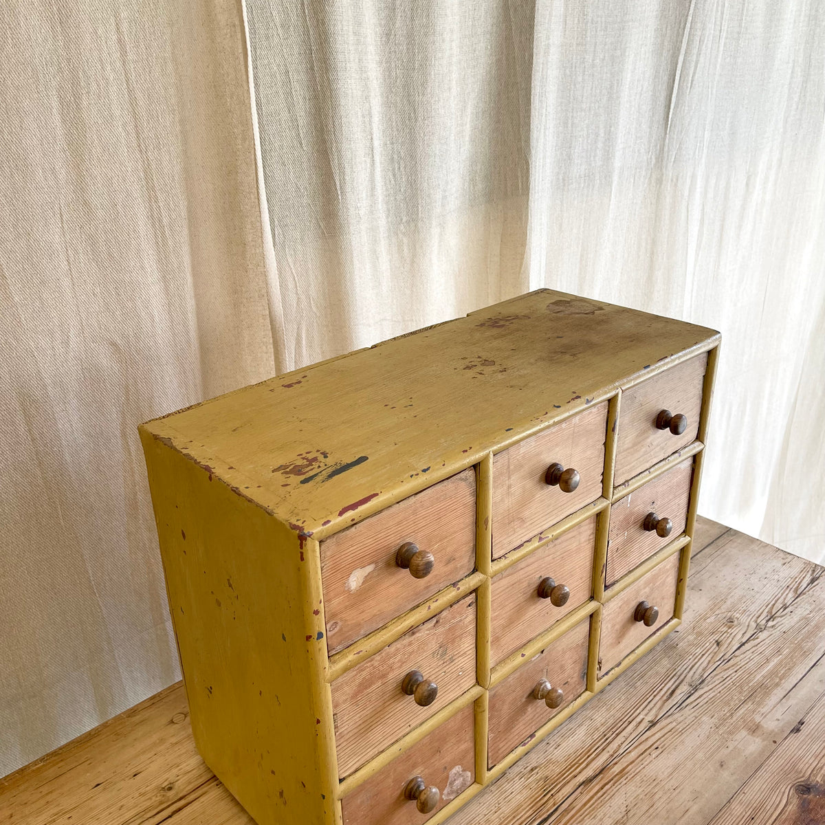 Vintage Bank of Drawers - #2350