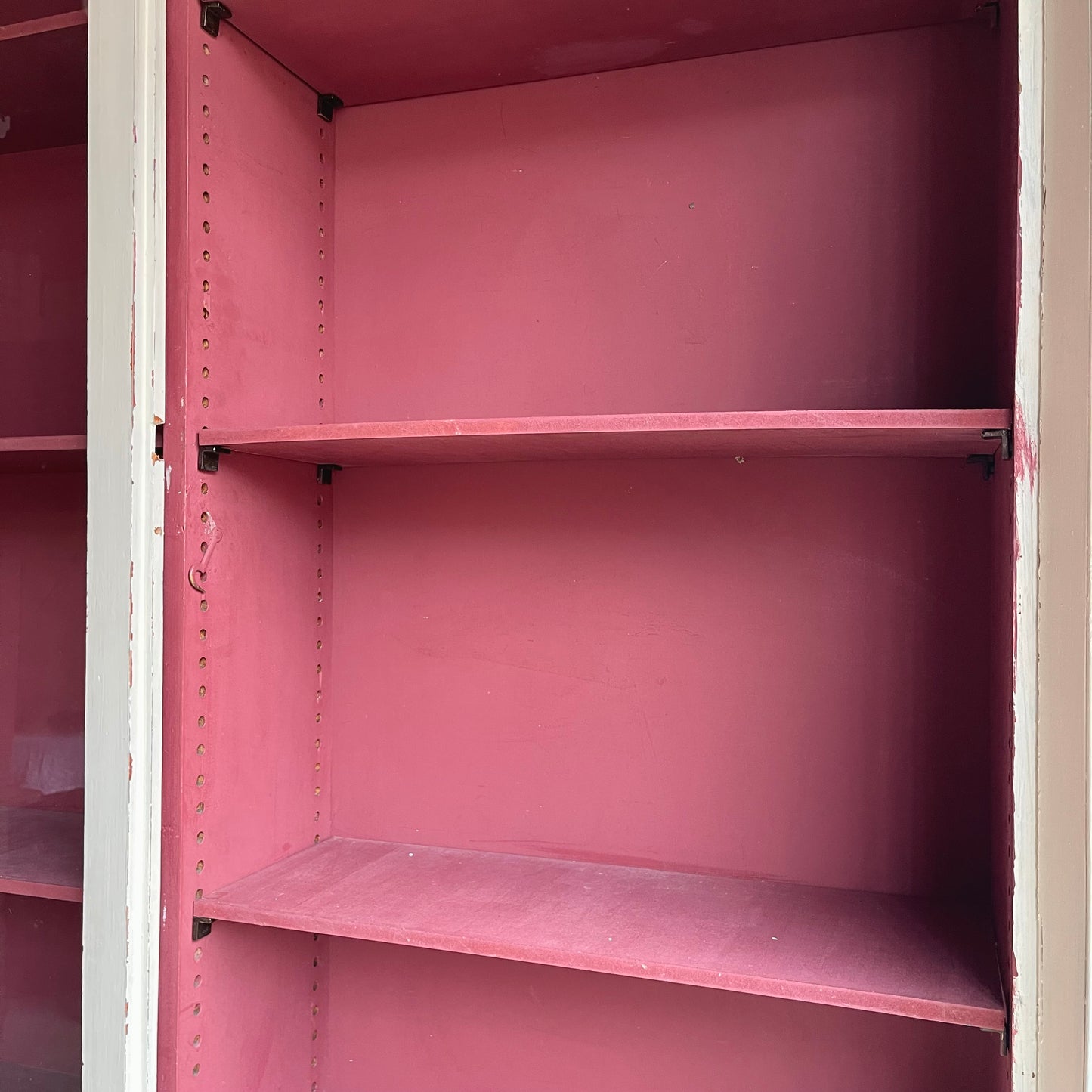 Antique Painted Glazed Cupboard - #1929