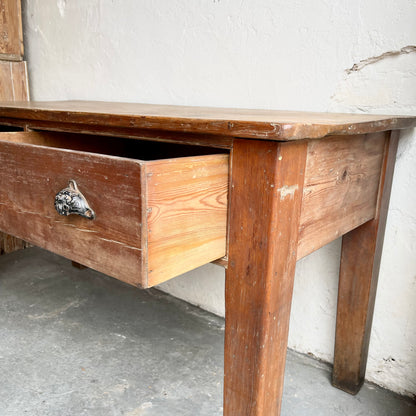 Antique Pine Prep Table -#1256