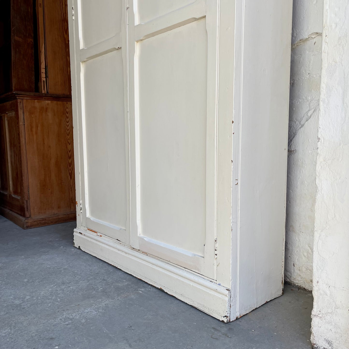 Antique Pine School Cupboard -#1606