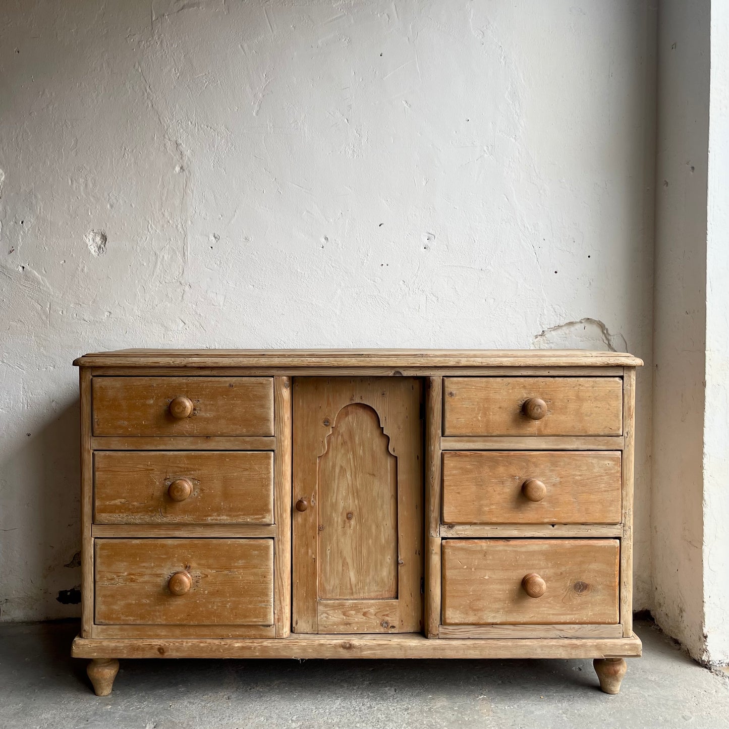 Antique Pine Dresser Base - #1787