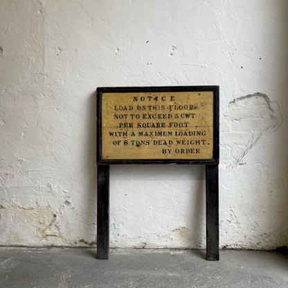 Vintage Wooden Sign - #1795
