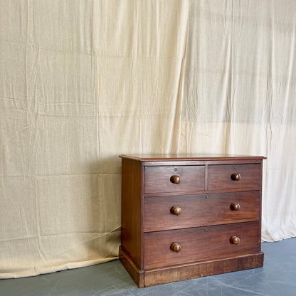 Antique Pine Chest Of Drawers - #1765