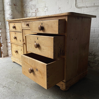 Antique Pine Dresser Base - #1935