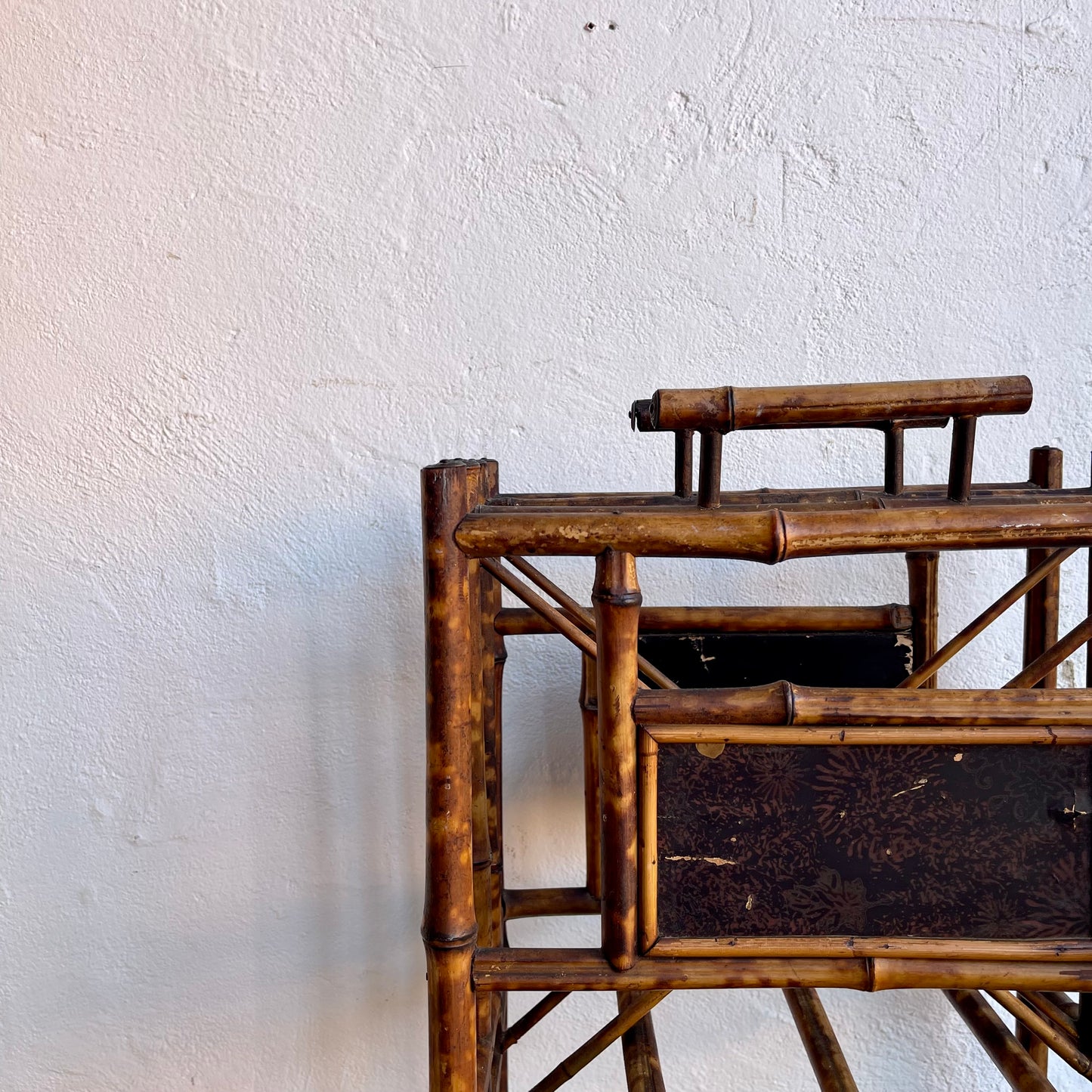 Antique Bamboo Paper Rack - #2022