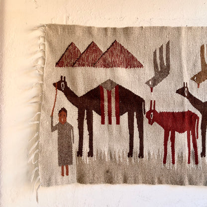 Vintage Egyptian Wall Rug - #2046