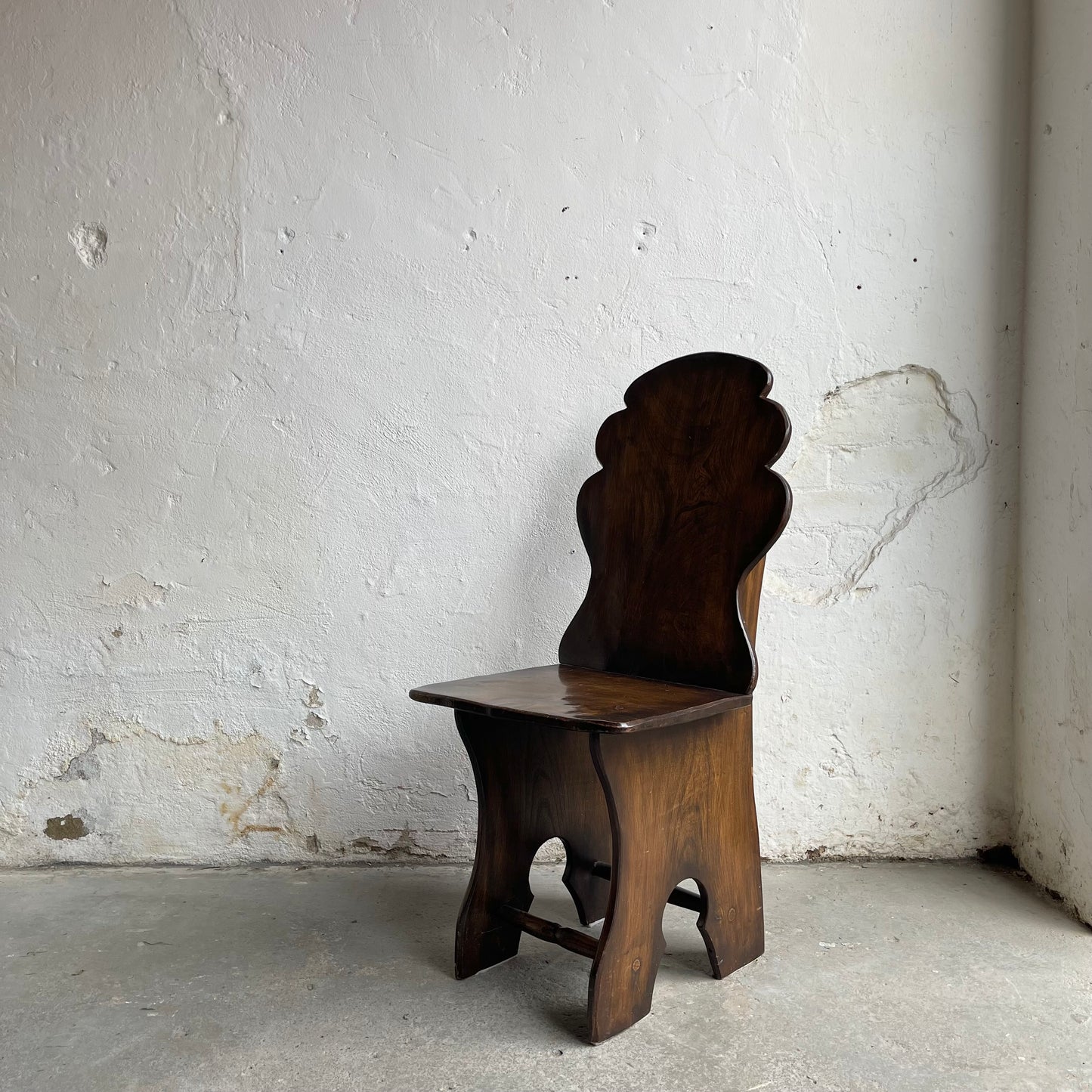 Set Of Six Vintage Elm Chairs - #2106