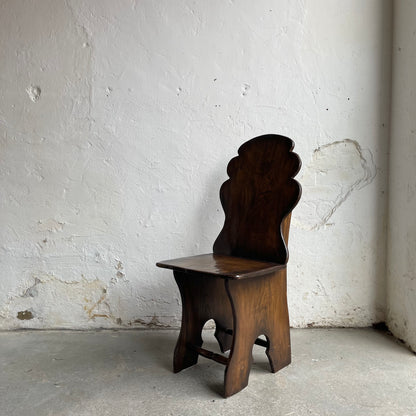 Set Of Six Vintage Elm Chairs - #2106