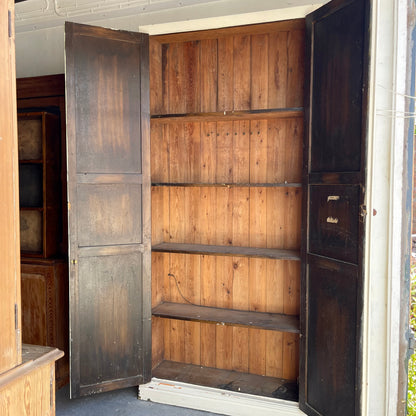 Antique Pine School Cupboard -#1606