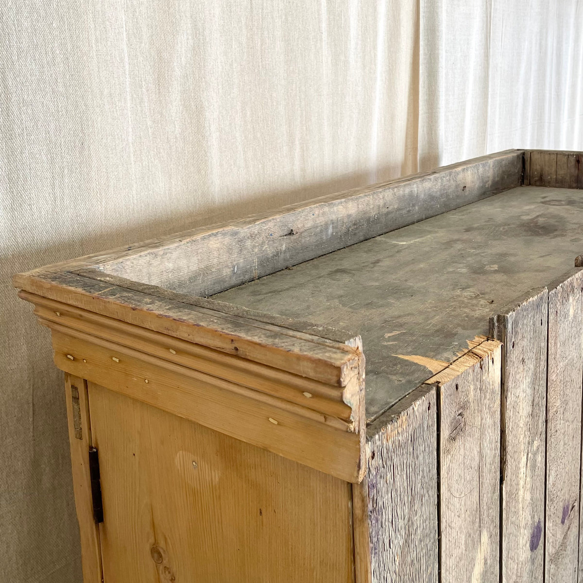 Antique Pine Cupboard - #2390
