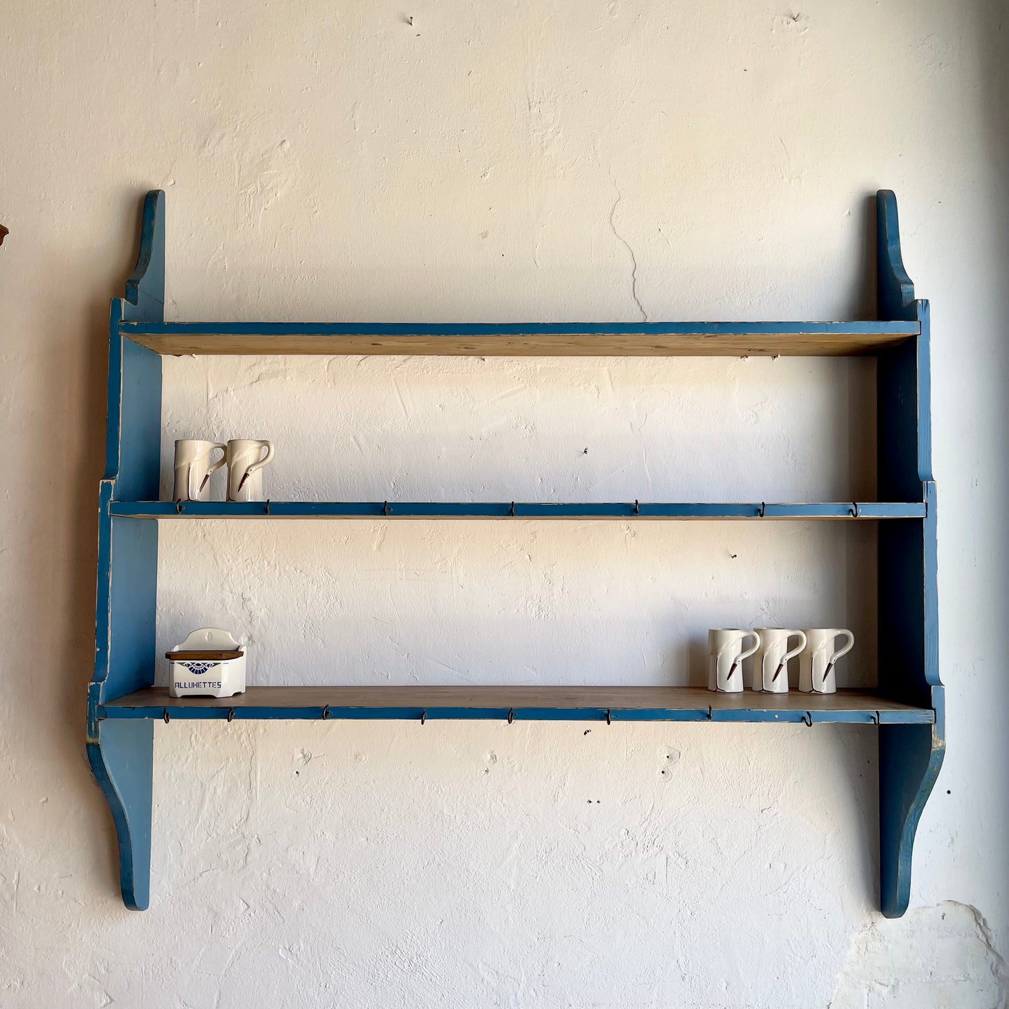 Vintage Painted Wall Shelves - #1639