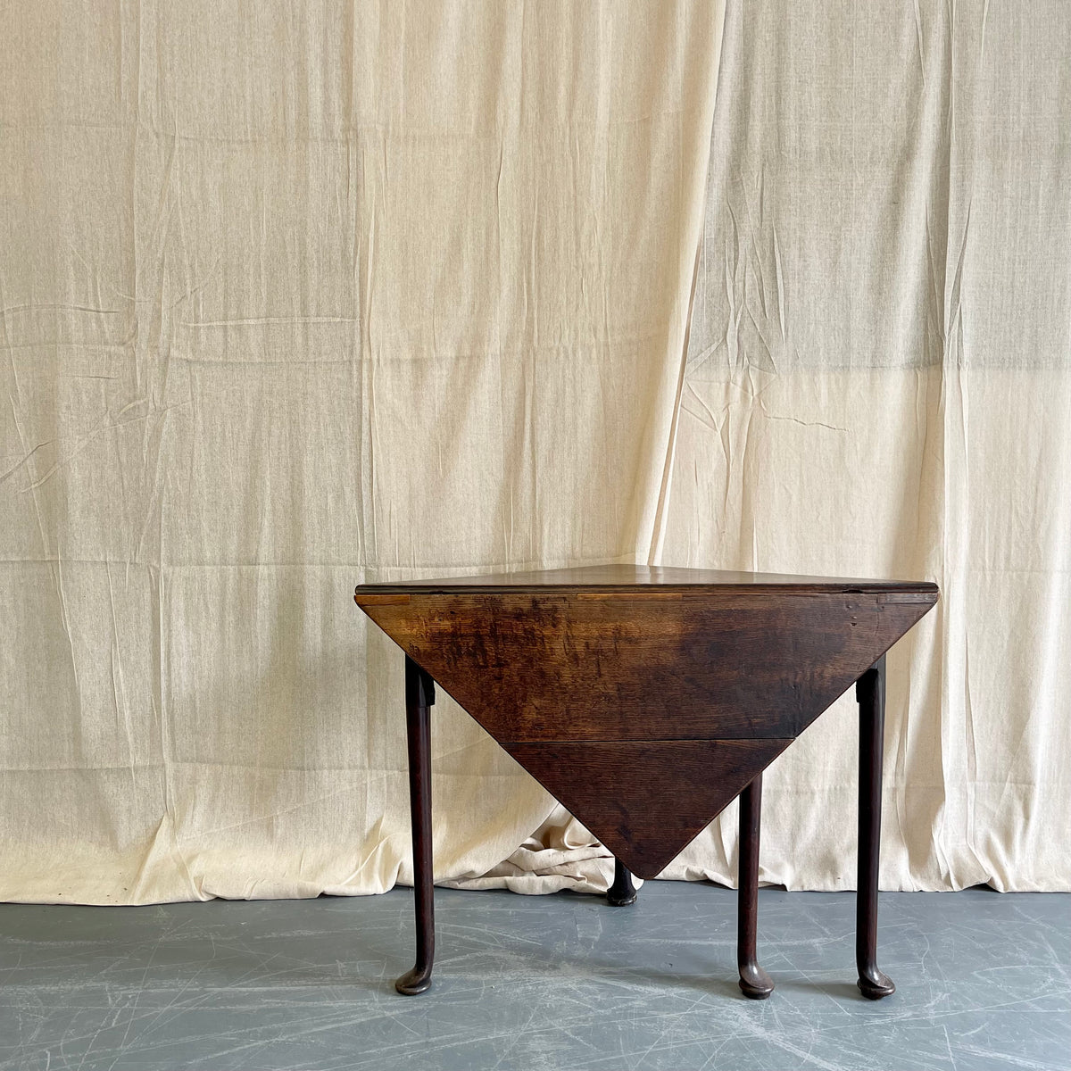 Antique Mahogany Envelope Table - #2266