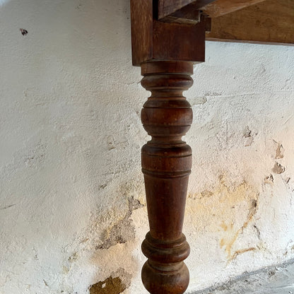 Antique Pine Farmhouse Table - #1876