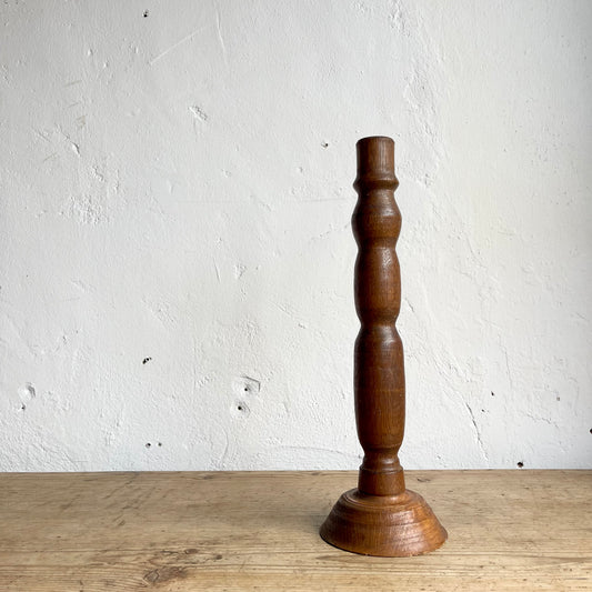 Vintage Wooden Candlestick