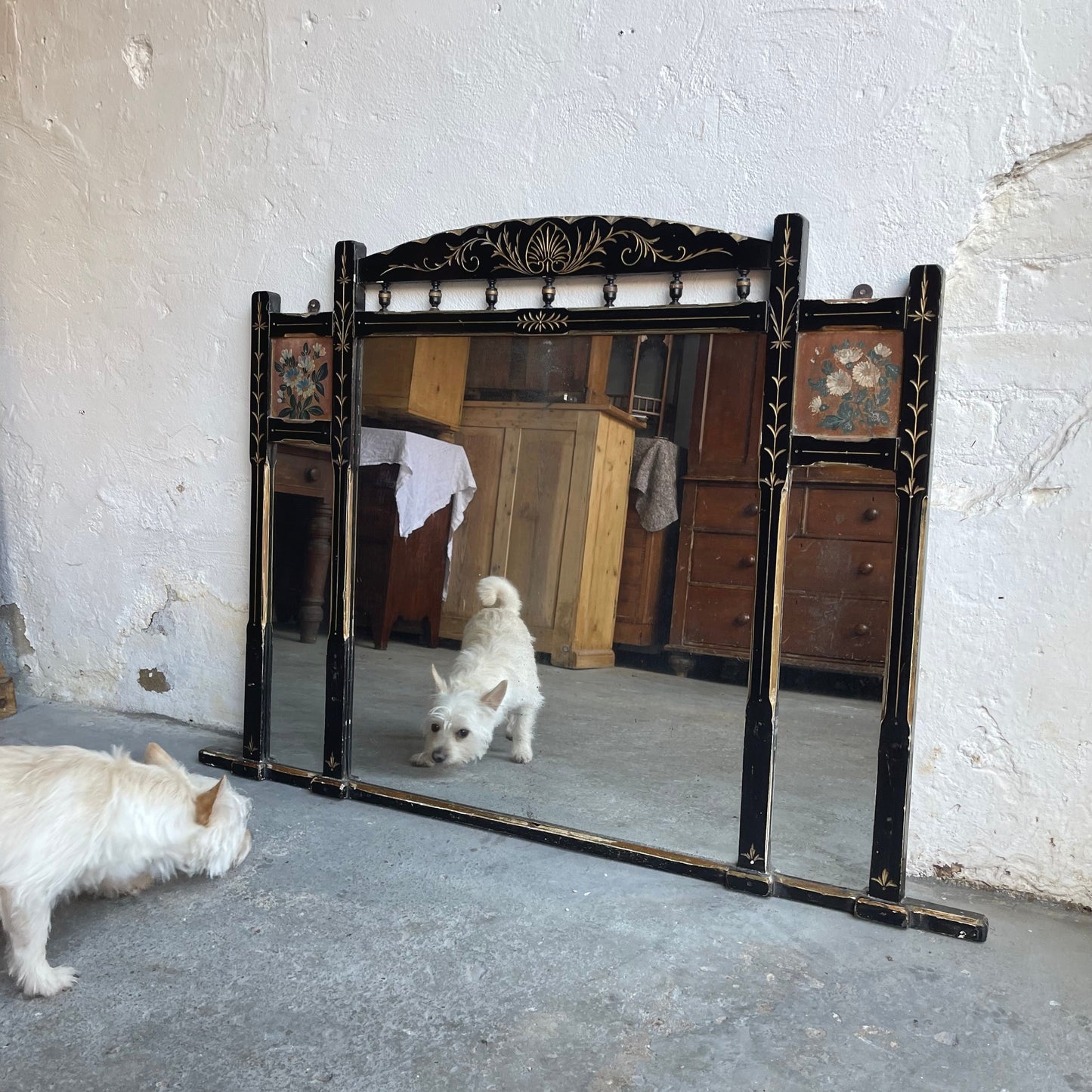 Aesthetic Movement Over Mantle Mirror - 1927