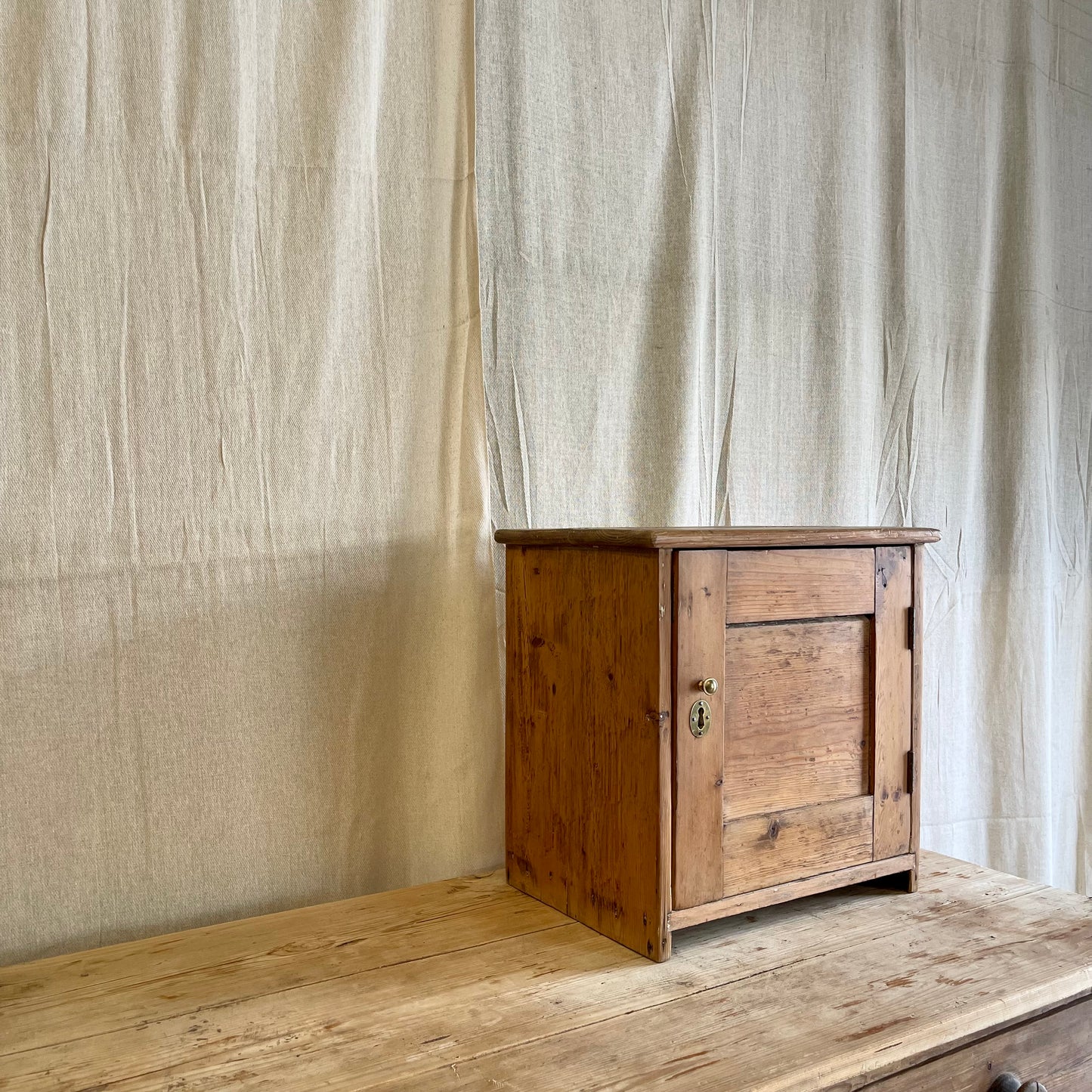 Antique Pine Cupboard - #2203