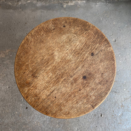 Vintage Oak Side Table - #2132