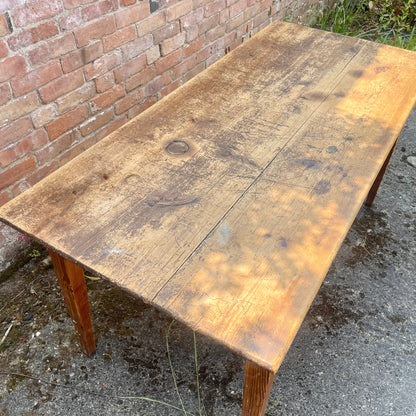 Vintage Pine Table - #1560