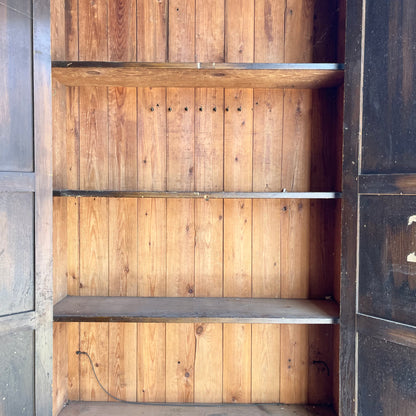 Antique Pine School Cupboard -#1606
