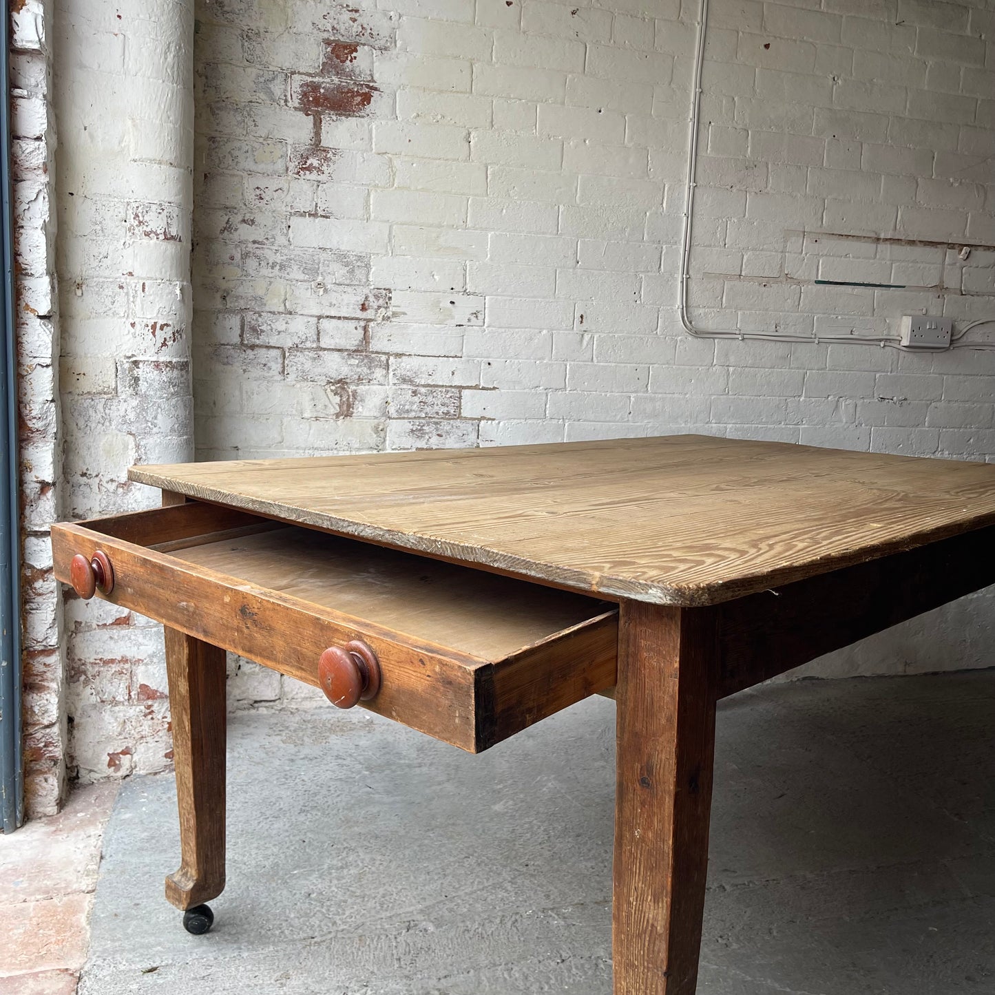 Antique Pine Table - #1958