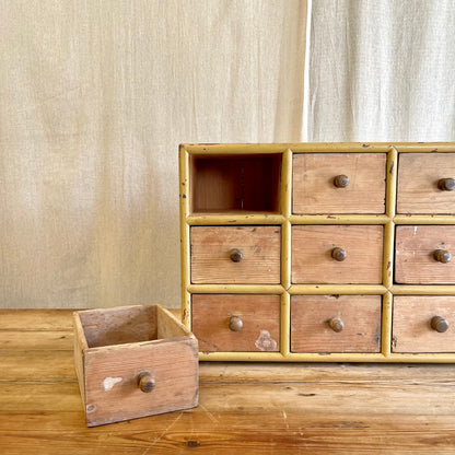 Vintage Bank of Drawers - #2350