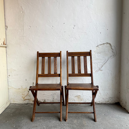 Vintage Folding Chairs - #1978