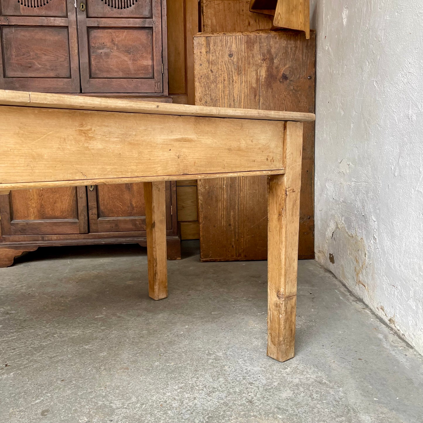 Antique Pine Table - #1835
