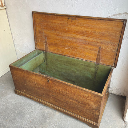 Antique Scumble Painted Blanket Box - #2027