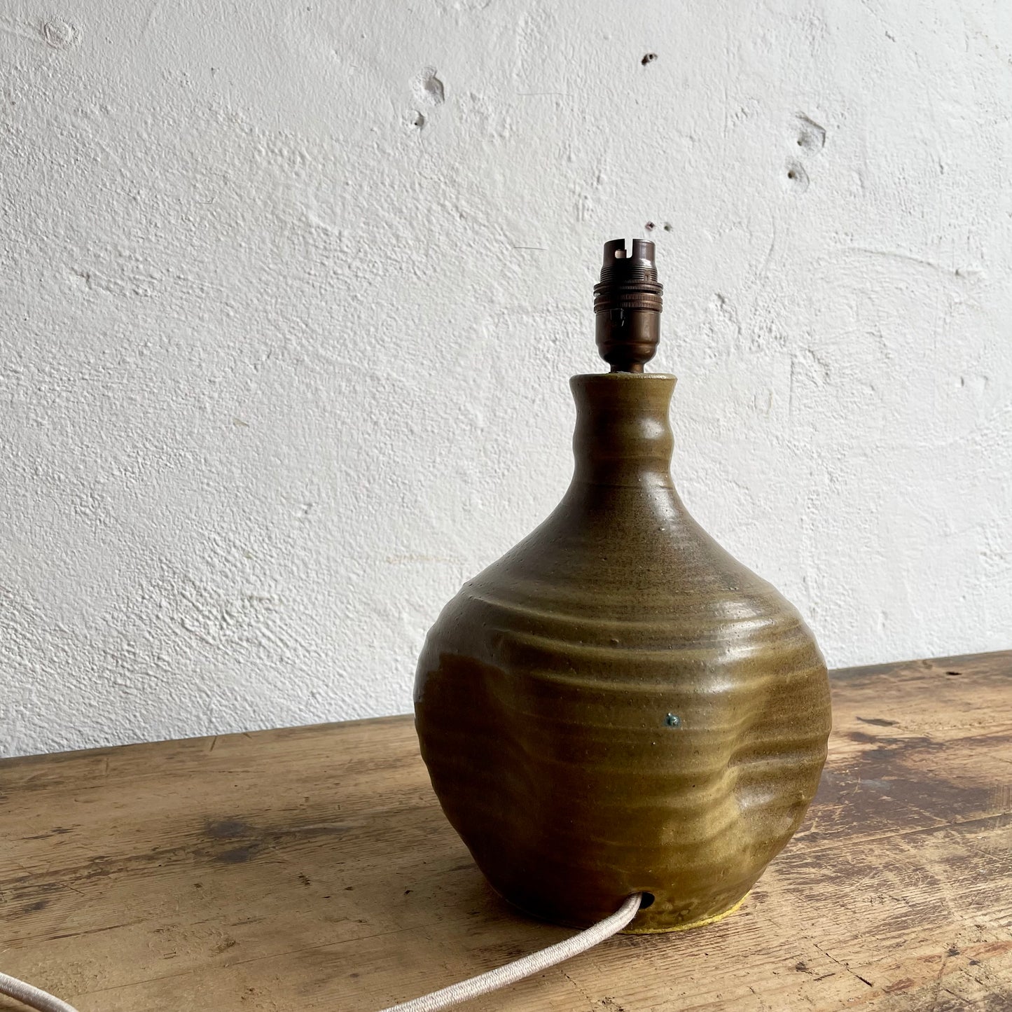 Studio Pottery Stoneware Lamp