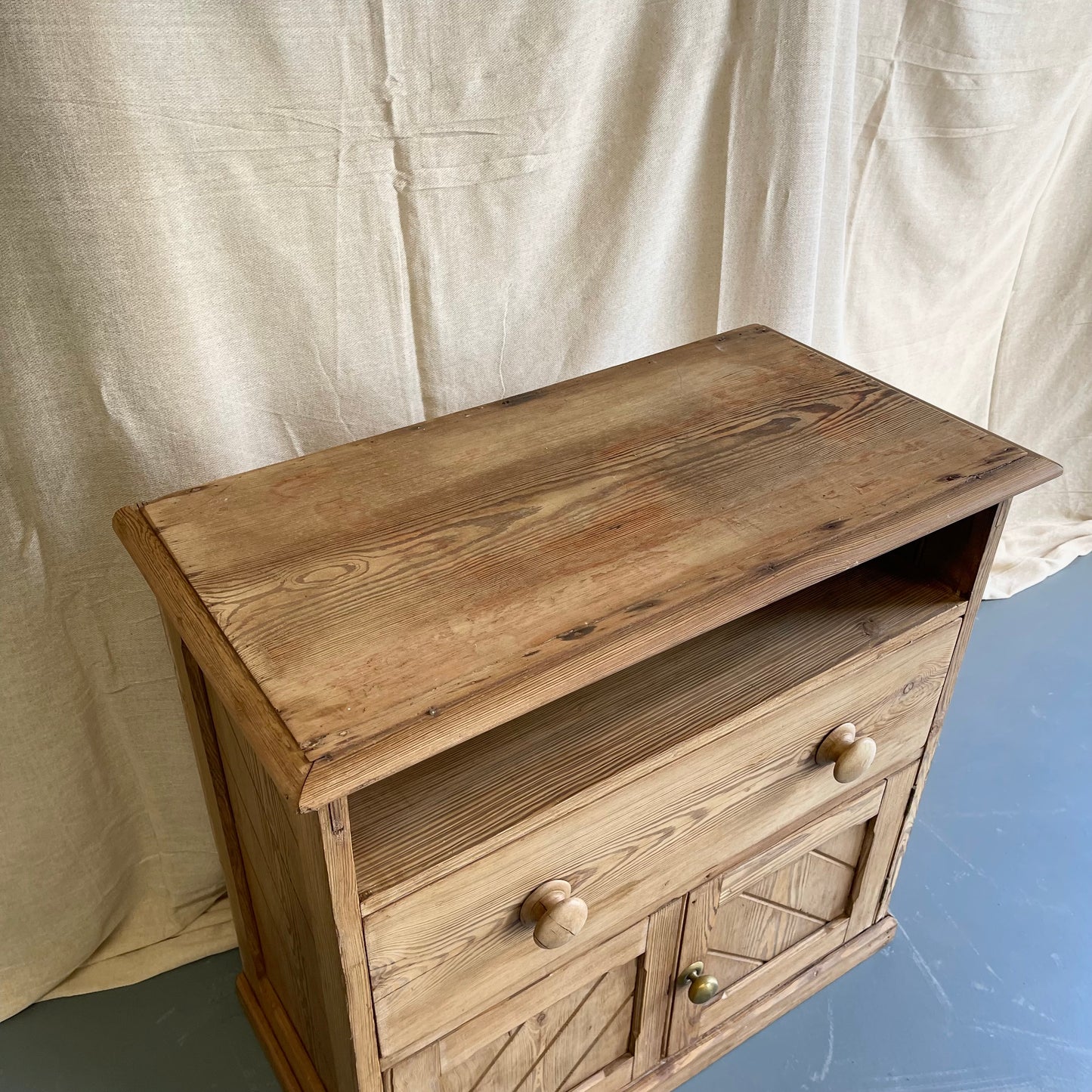 Pitch Pine Cupboard - #1764