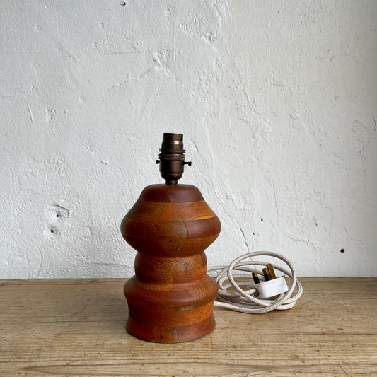 Vintage Wooden Lamp Base