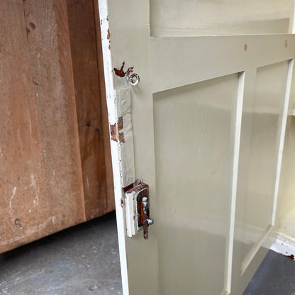 Antique Pine Painted Cupboard - #1977