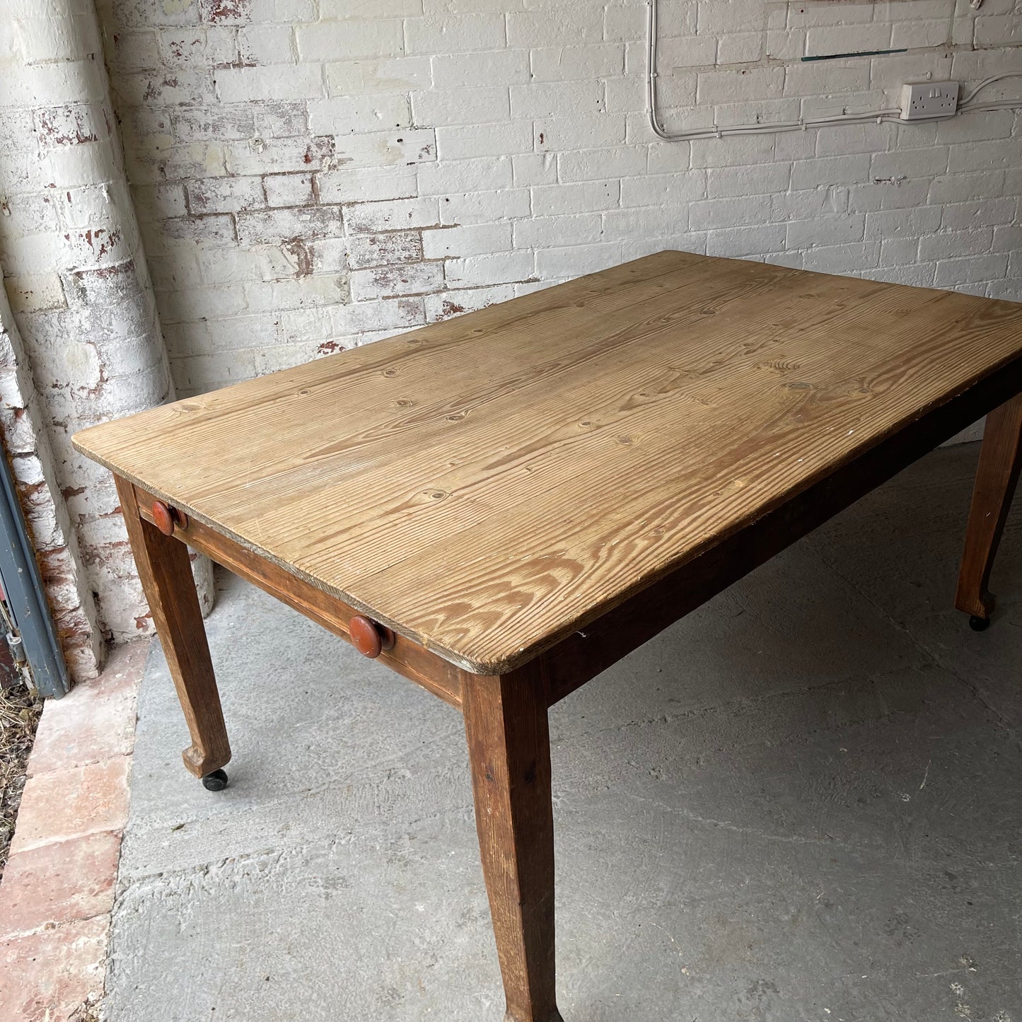 Antique Pine Table - #1958