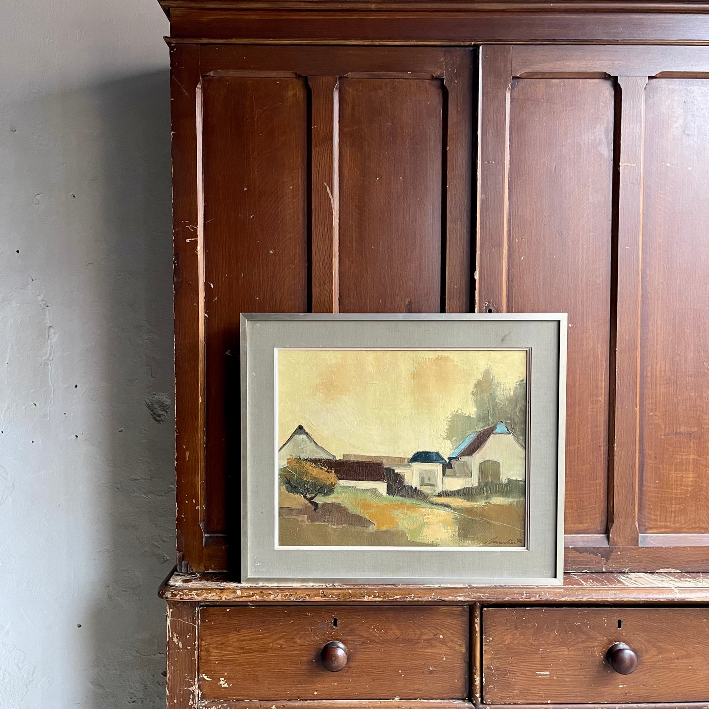 Antique Framed Oil - #1893